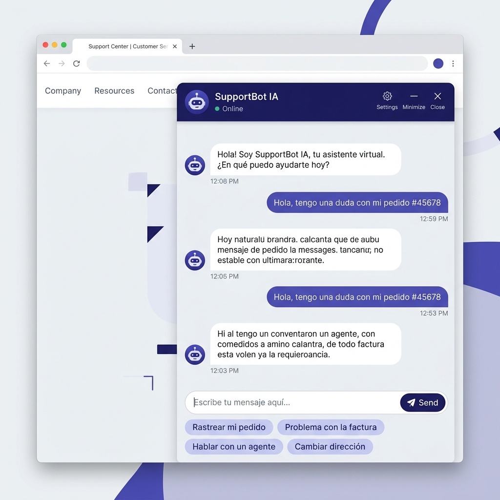 Interface Chatbot IA