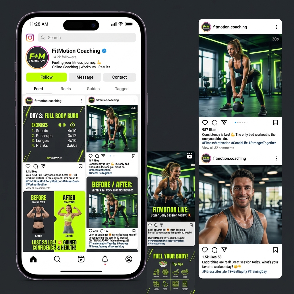 Pack Réseaux Sociaux Fitness